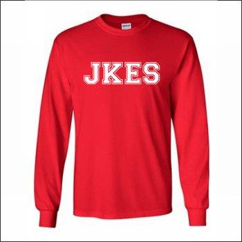 long sleeve red JKES shirt long sleeve red JKES shirt